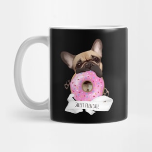 french bulldog sweet donuts for frenchie lover Mug